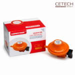 LONGTIME C80 Quick-On Low Pressure Regulator – Easy Cylinder Connection with Stable Low Pressure Performance